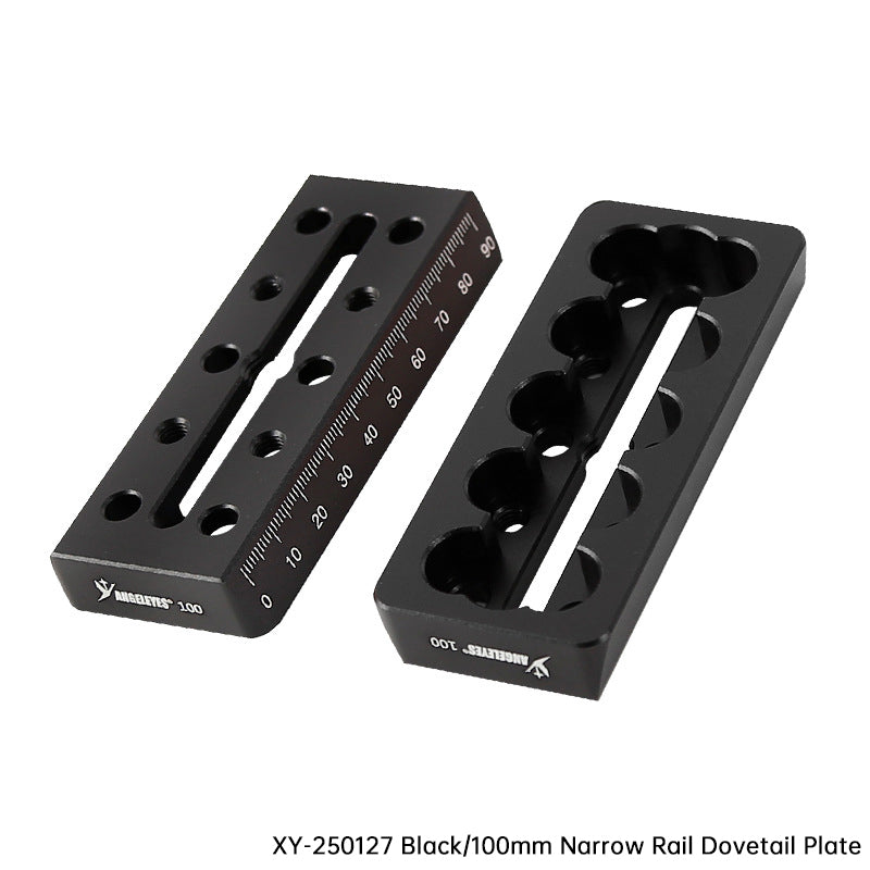 Vixen-Style Dovetail Mounting Rail Plate - 100/220/320/440mm with Scale, Red/Black for Telescope Accessories