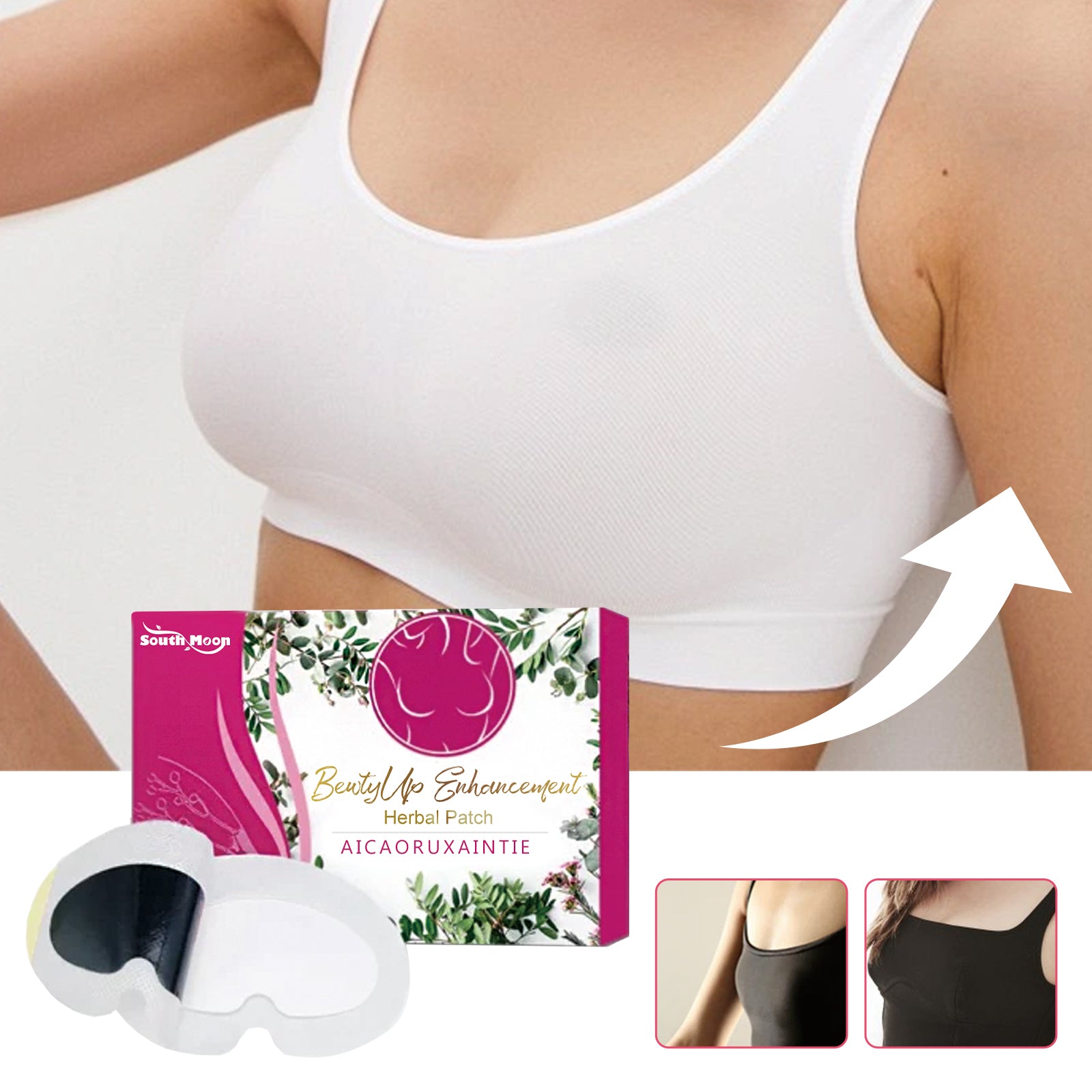 BewtyUp Enhancement Herbal Patch, Chest Plump Firm Lift Chest Stick