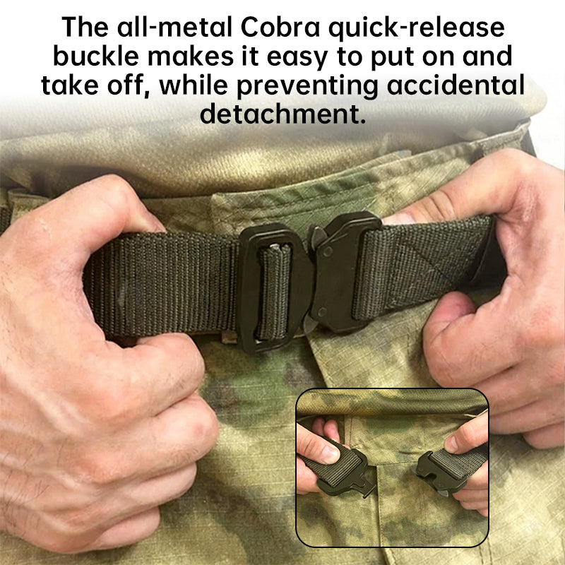 Direct Sourcing: Russian Military Issue VKBO 3.0 Tactical Heavy Duty Outer Belt with Cobra Buckle.