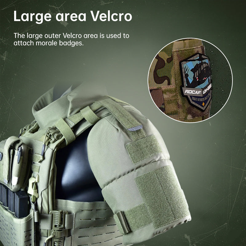 Protective Bicep Armor - Adjustable Tactical Shoulder Harness for Hunting & Airsoft