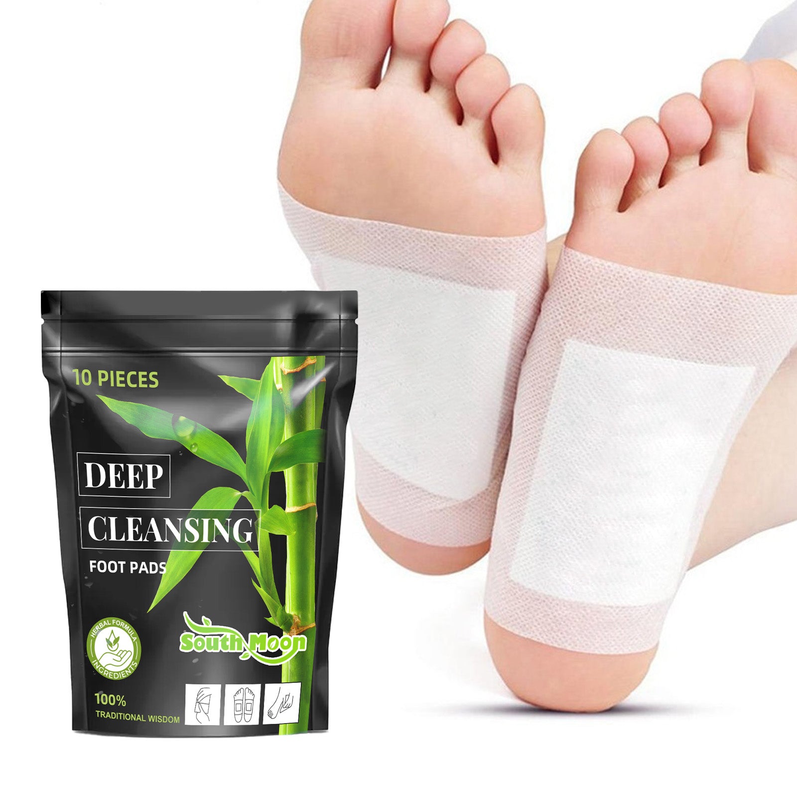Deep Clean Foot Stick, Bamboo Charcoal Removing Wet Relieve Body And Mind Help Sleep Foot Stick