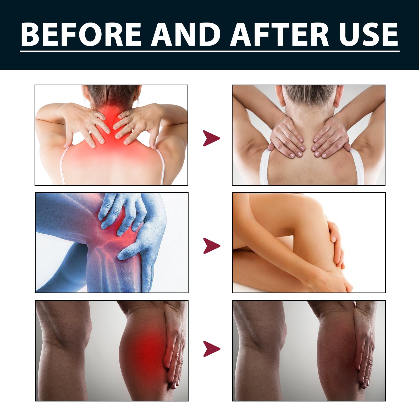 Pain Relief Cream, Relieve Joints Knees Cervical Vertebra Hands And Feet Soreness Body Care Cream