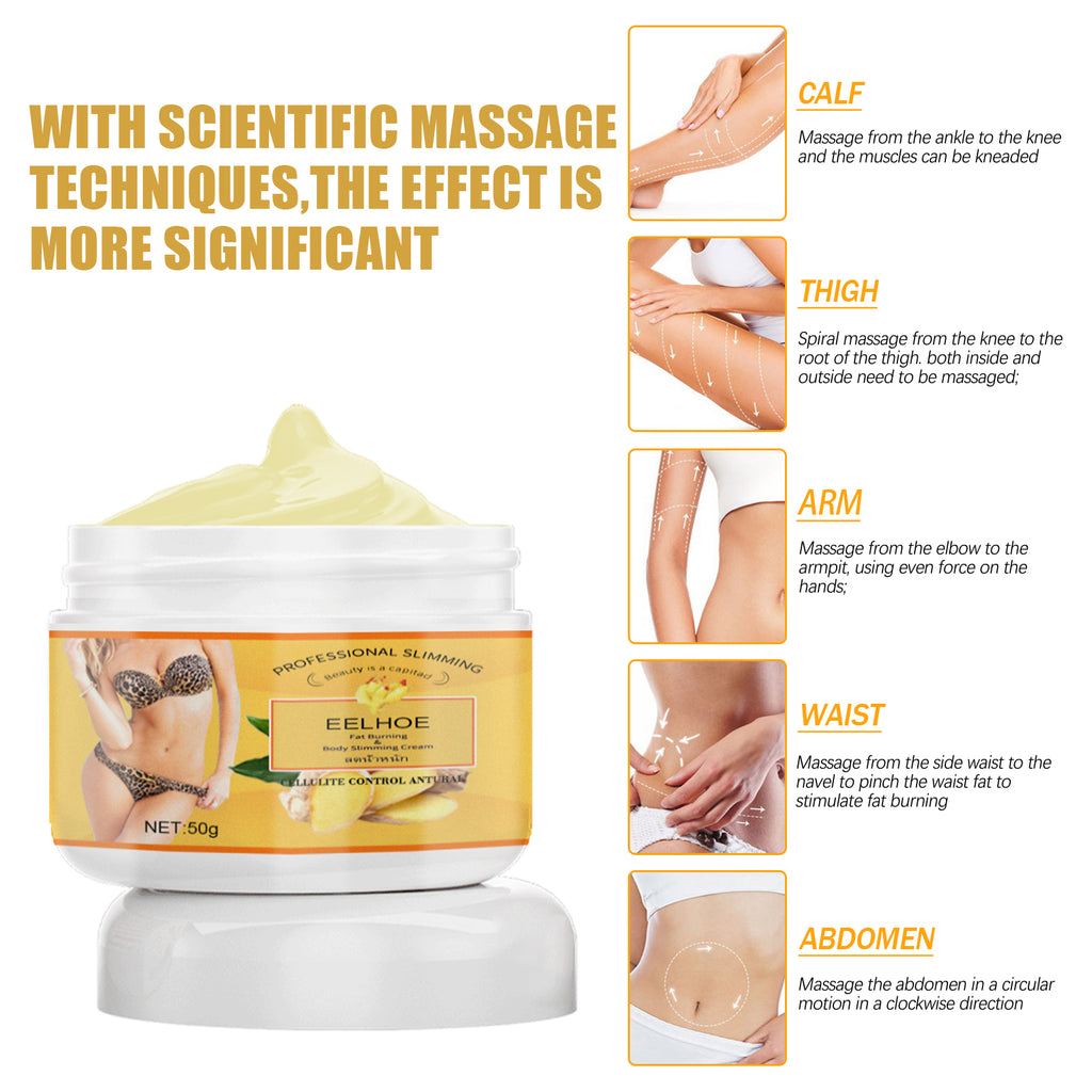 Ginger Slimming Cream, Slimming Fat Burning Body Weight Loss Cream