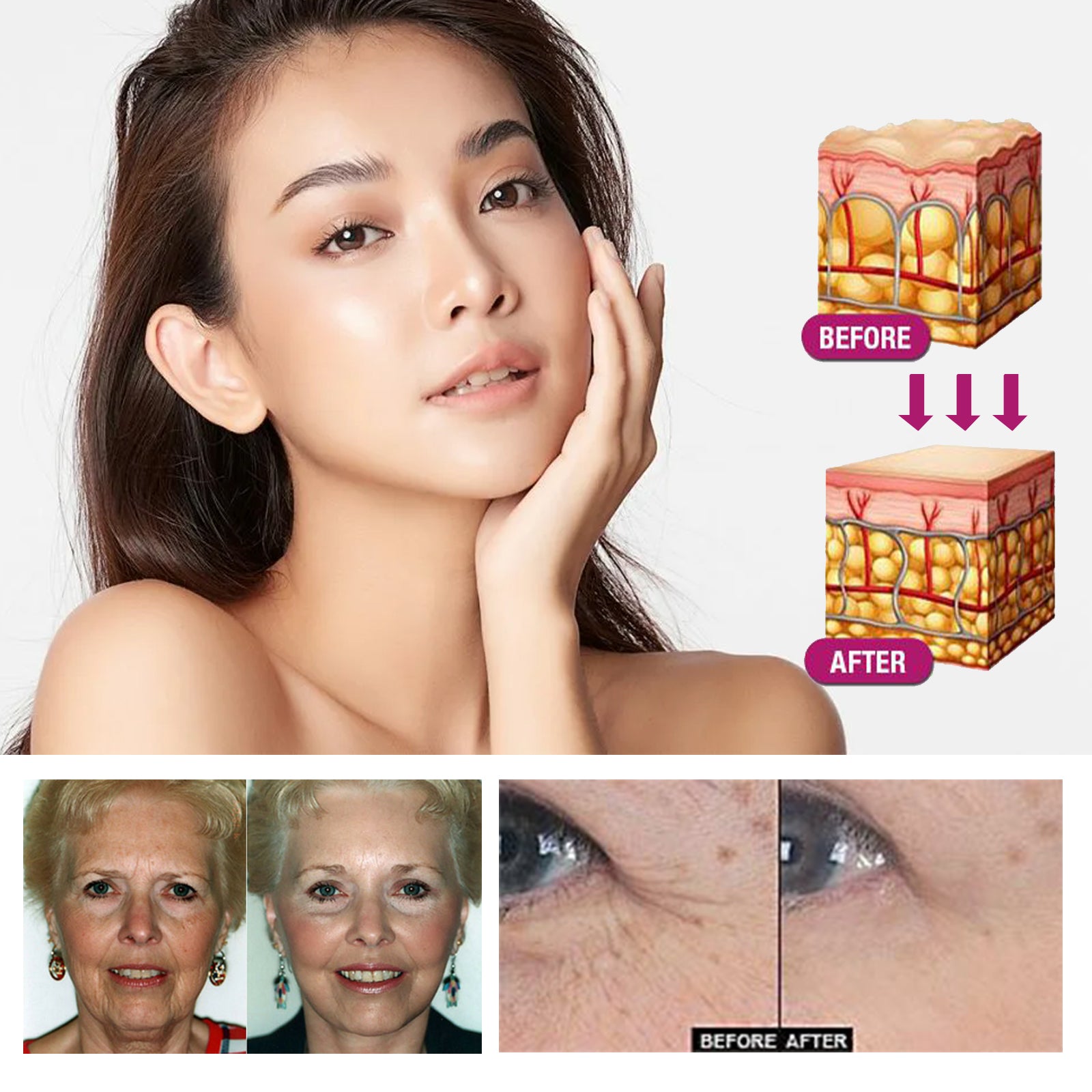 Night Frozen Mask, Leave-In Facial Mask Firming Skin, Reducing Fine Lines And Moisturizing Night Cream