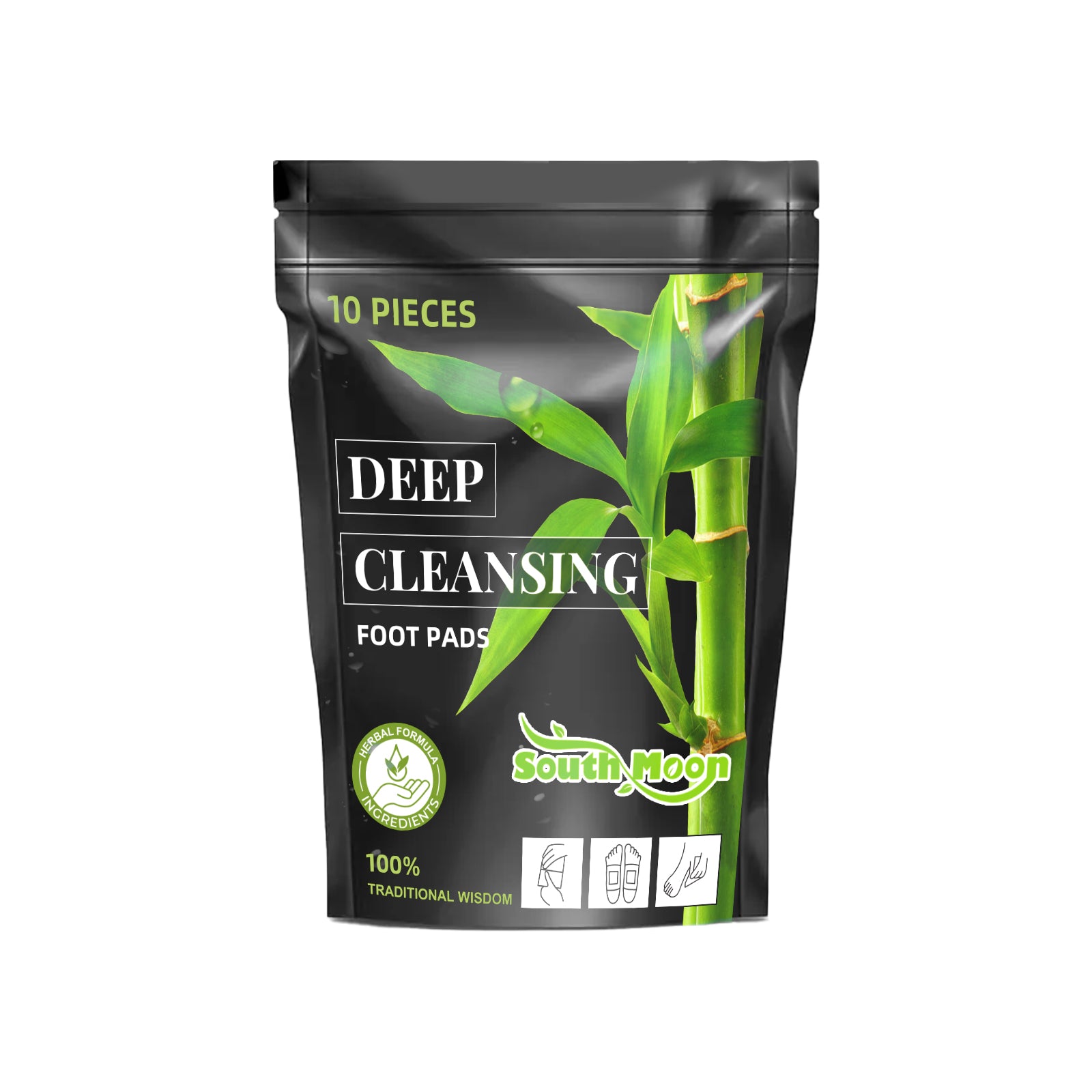 Deep Clean Foot Stick, Bamboo Charcoal Removing Wet Relieve Body And Mind Help Sleep Foot Stick