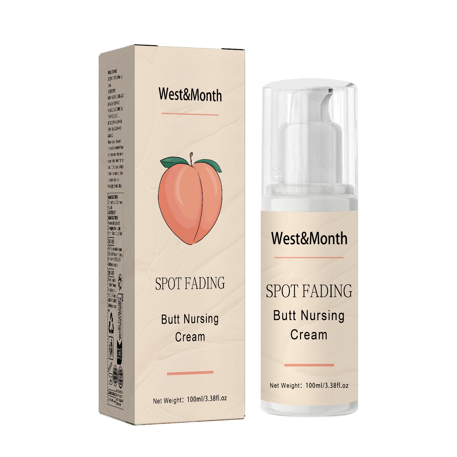 Buttock Care Cream, Repair Rough Buttock Skin Gentle Care Moisturizing And Moisturizing Skin