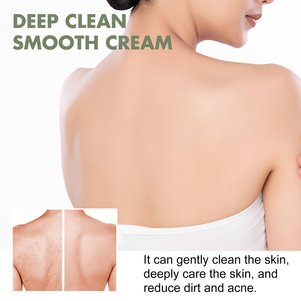 Deep Clean Smooth Cream, Improve Dark Spots Acne Exfoliation Repair Moisturizing Cream