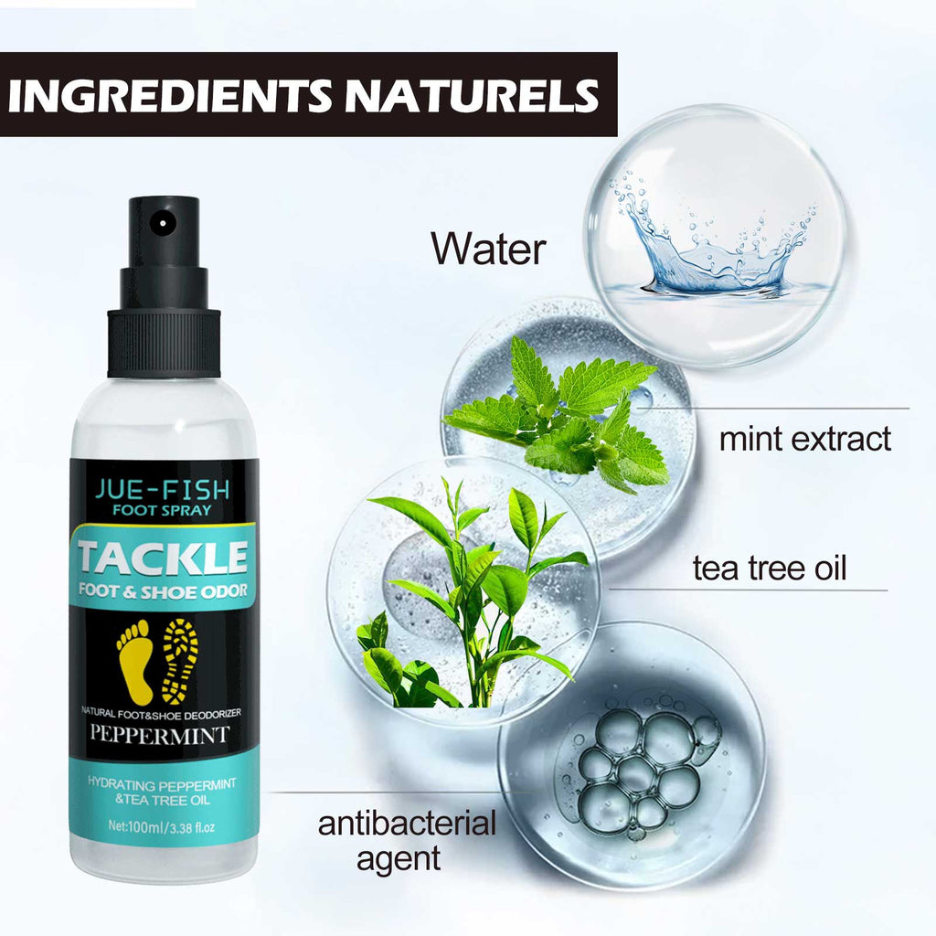 Anti-Beriberi Care Spray, Moisturizes Feet Cleaning Odor Feet Perspiration Peeling Care Spray