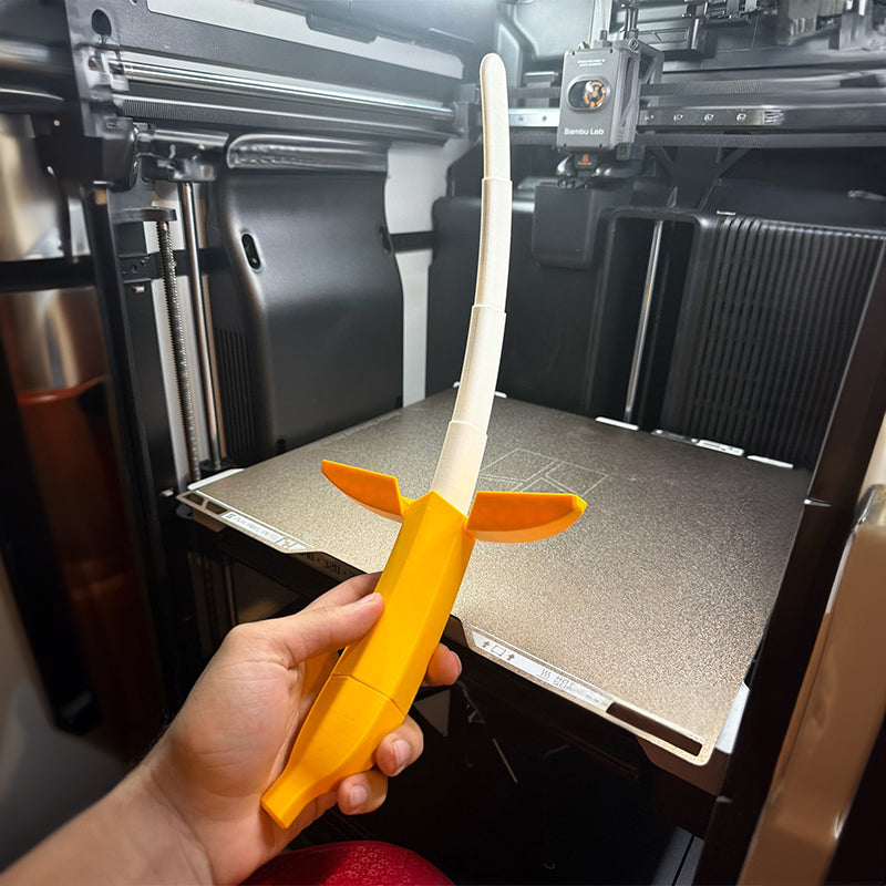 Banana-Shaped Retractable Samurai Sword, Twist-Open Toy for Kids Cosplay & Party Gift