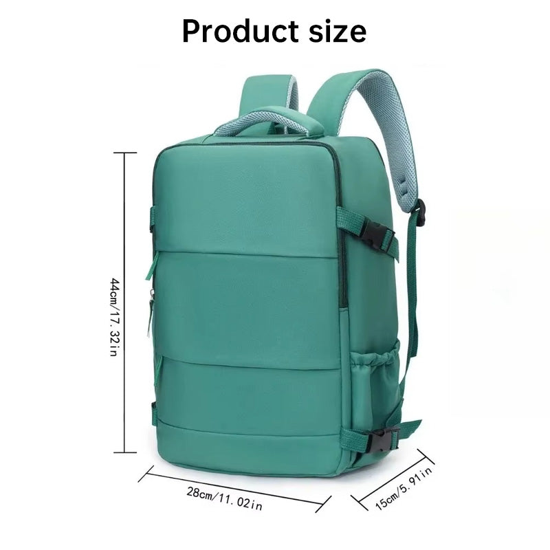 Premium Travel Backpack: Airplane-Approved Laptop Bag for School & Work, Waterproof Carry-On for Men & Women
