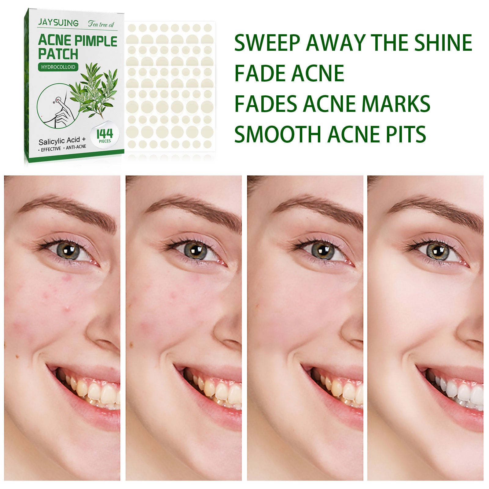 Waterproof Invisible Acne Patch Lighten Acne Acne Print Moisturizing Repair Clear Patch