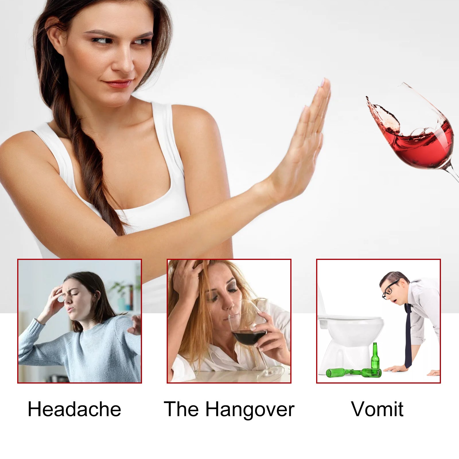 Quit Drinking Ointment, Relieve Hangover Nausea Fatigue Discomfort Topical Body Care Cream