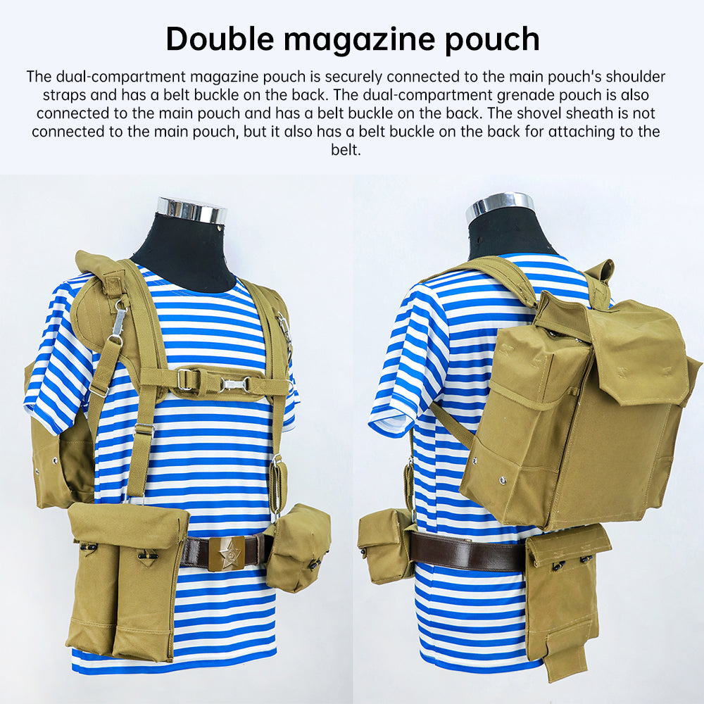 Replica Soviet Airborne RD-54 Paratrooper Assault Pack - Tactical Load-Carrying Equipment (Afghan War Version)