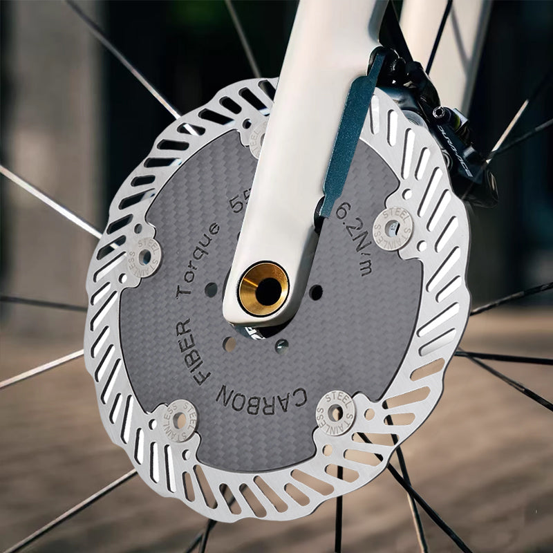 Upgrade Your Ride: Lightweight 140/160mm Carbon Fiber Bike Brake Disc - High-Performance Rotor for MTB & Road Bikes