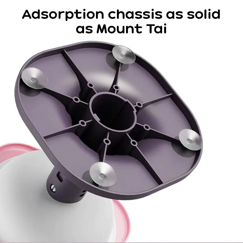 Anti-flip Non-slip Elevated Pet Bowl: Cartoon Design, Height-Angle Adjustable
