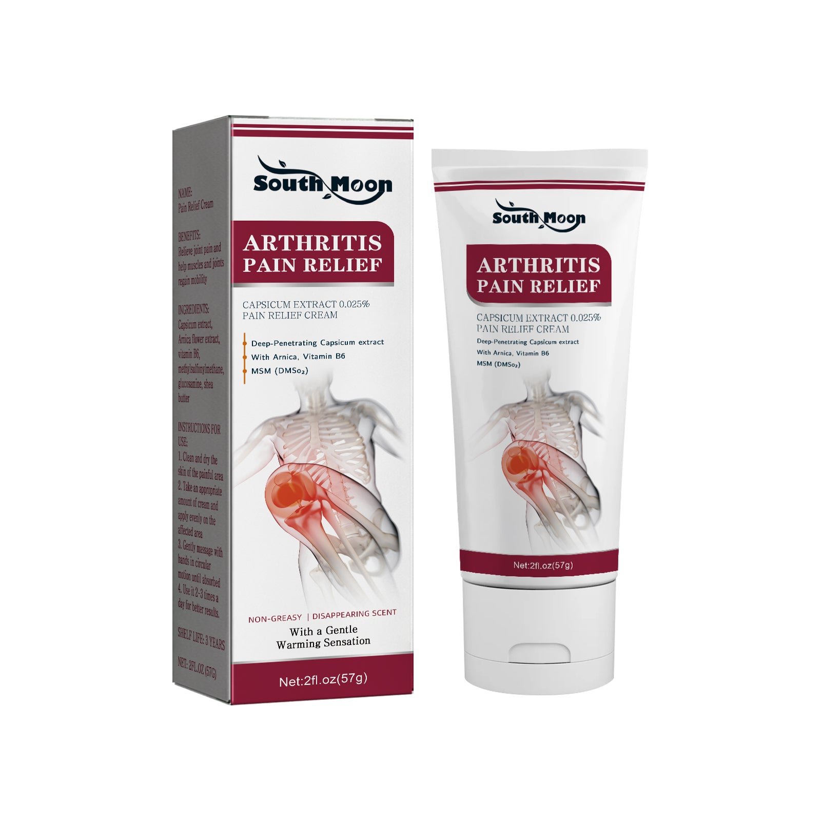 Pain Relief Cream, Relieve Joints Knees Cervical Vertebra Hands And Feet Soreness Body Care Cream