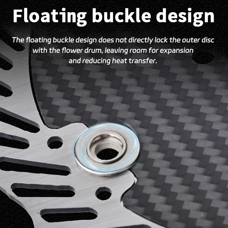 Upgrade Your Ride: Lightweight 140/160mm Carbon Fiber Bike Brake Disc - High-Performance Rotor for MTB & Road Bikes