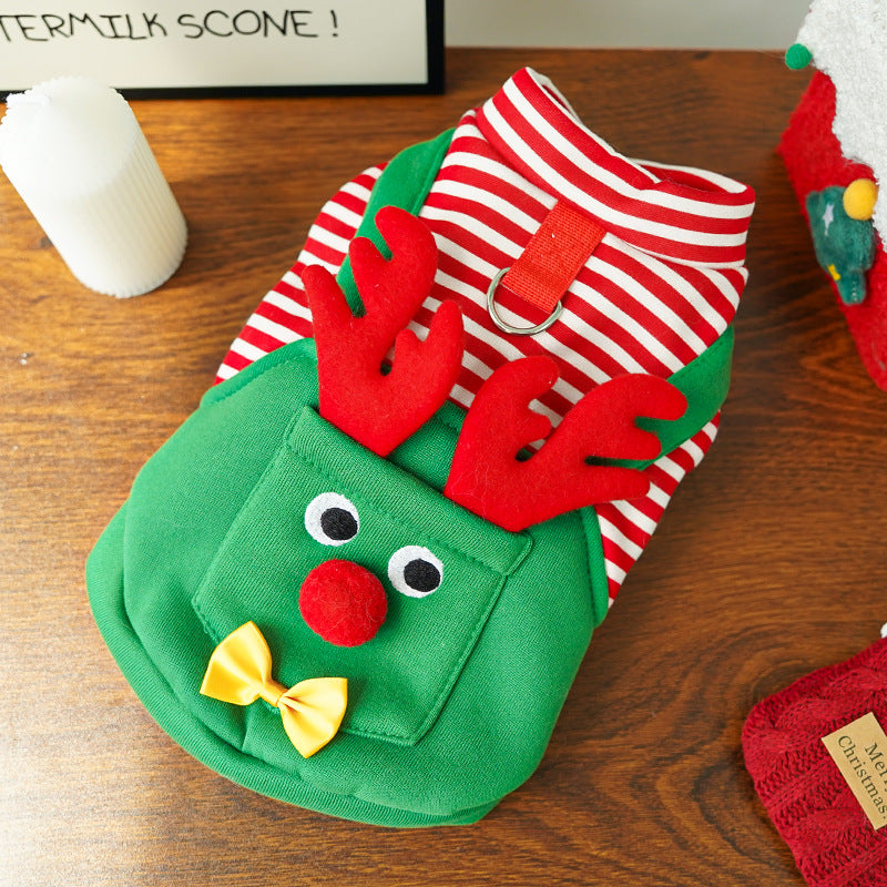 Festive Pet Apparel - Joyful Christmas Coats & Santa Suits for Dogs, Cats | Cute Cosplay