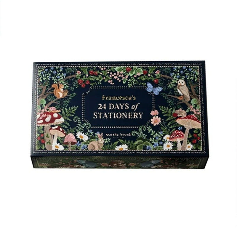 Winter Woodlands Christmas Countdown - 24-Day Stationery Calendar