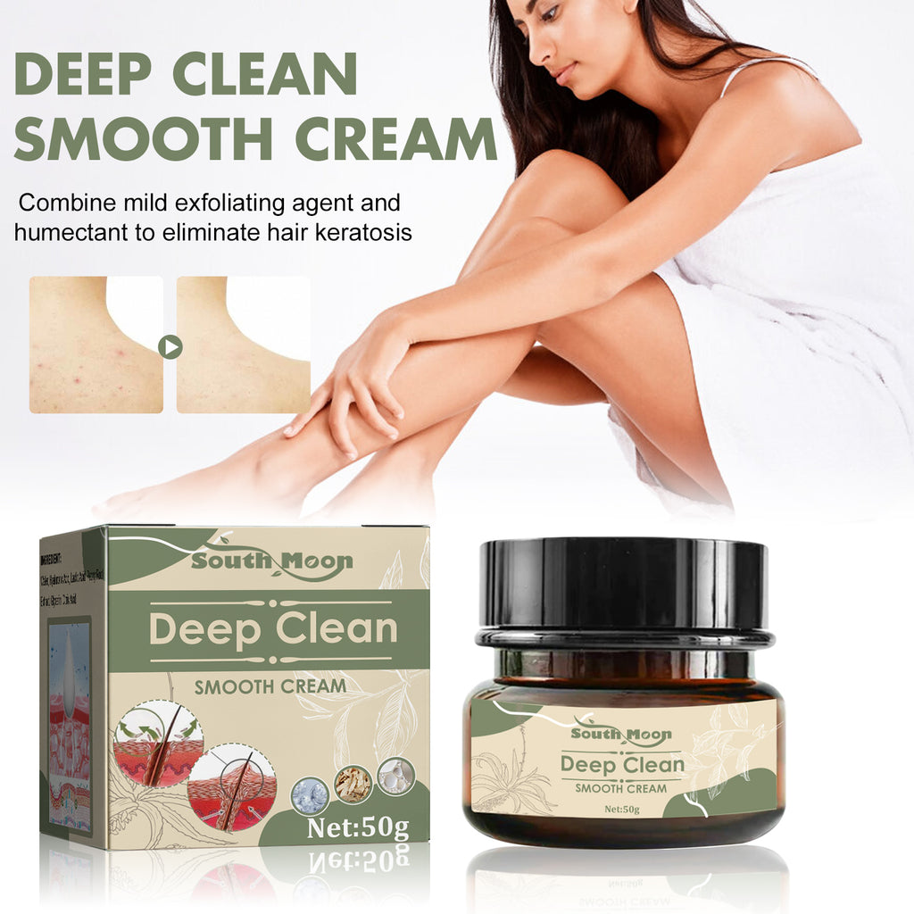 Deep Clean Smooth Cream, Improve Dark Spots Acne Exfoliation Repair Moisturizing Cream