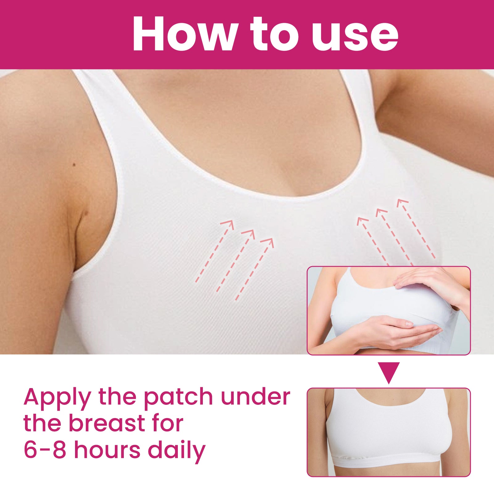 BewtyUp Enhancement Herbal Patch, Chest Plump Firm Lift Chest Stick