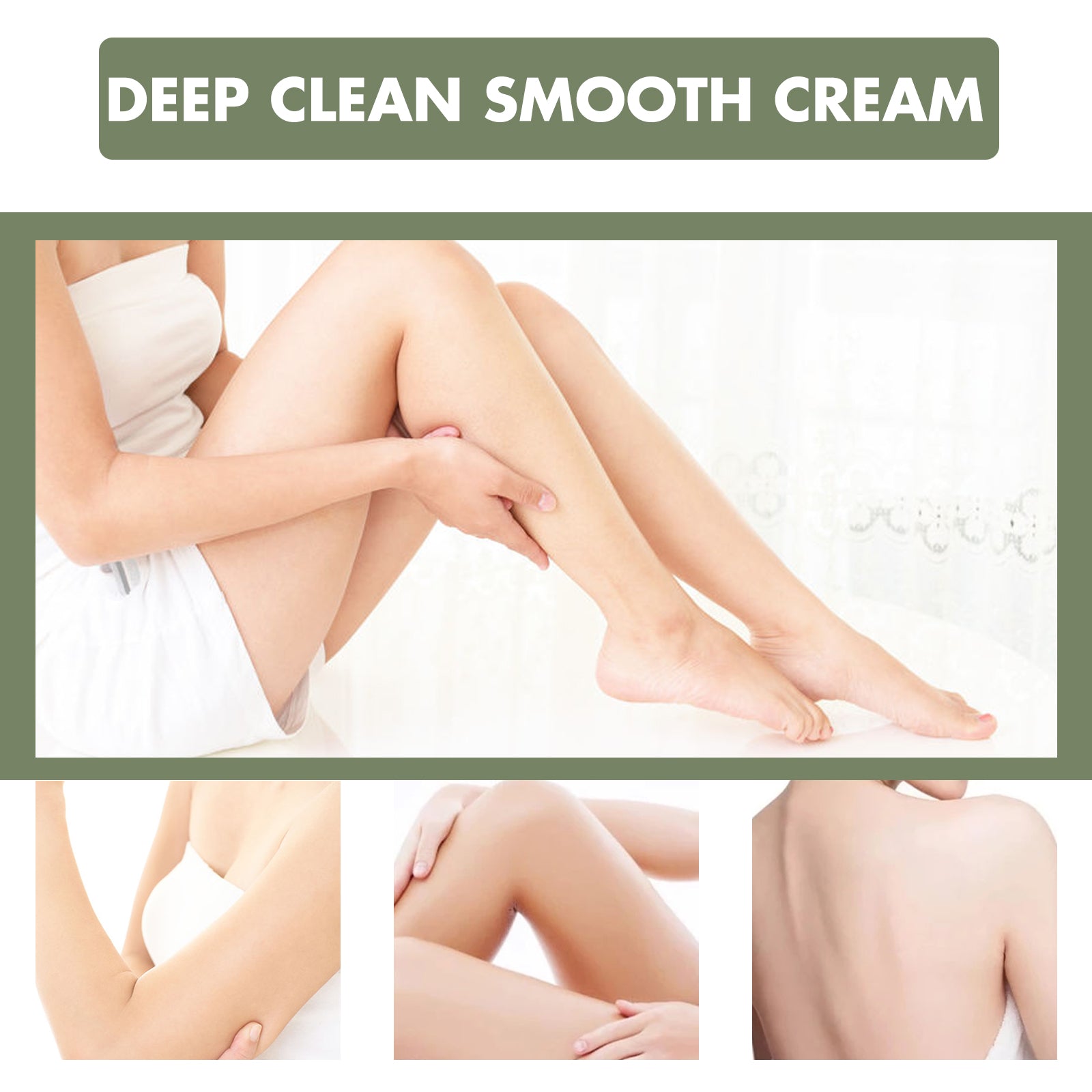 Deep Clean Smooth Cream, Improve Dark Spots Acne Exfoliation Repair Moisturizing Cream