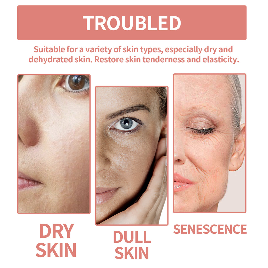 Squalane Vc Rose Moisturizing Cream, Anti Dull Moisturizing Firming Brightening Face Cream