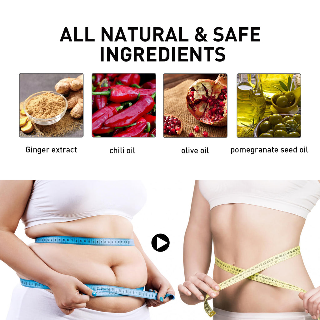 Body Detox Cellburn Ginger Cream, Body Skin Toning And Firming Heat Slimming Cream